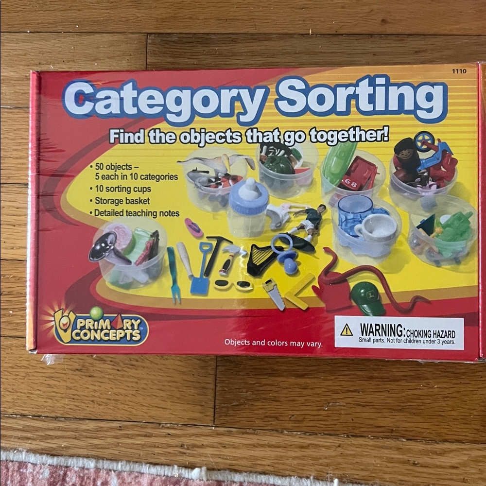 NEW Primary Concepts Category Sorting Game Homeschool